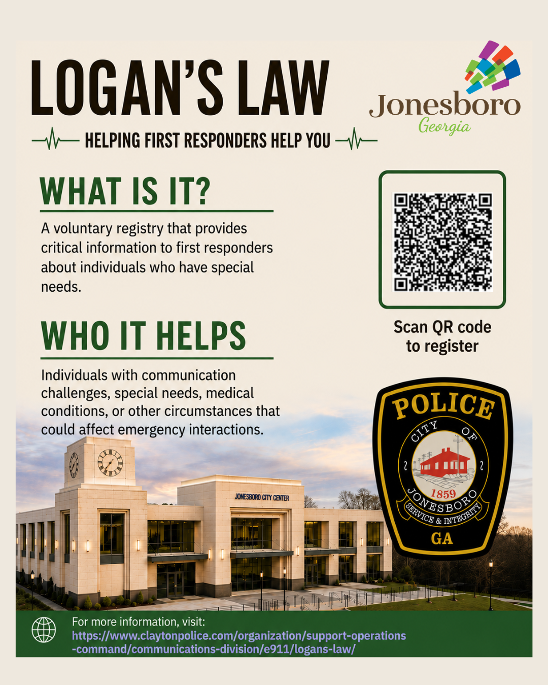 Help us spread the word about Logan's Law! 